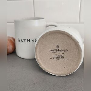 Set of Hearth and Hand with Magnolia "Gather" Coffee Mugs Cups